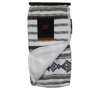 Frye Reversible Boho Plush Sherpa Comfy Cozy Throw 50 x 60 in